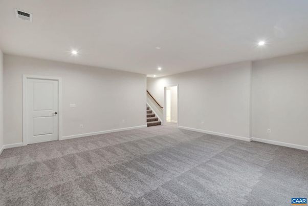 Empty room, Interior, Recessed Lighting