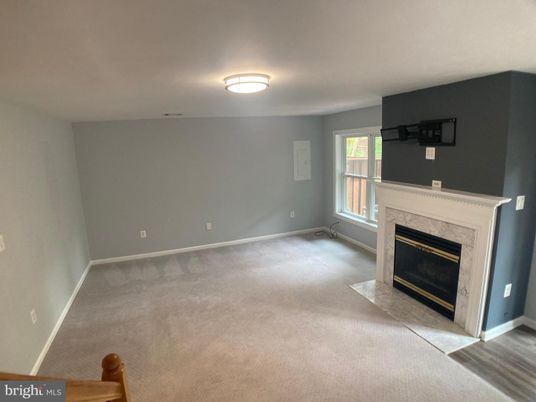 Empty room, Fireplace, Interior