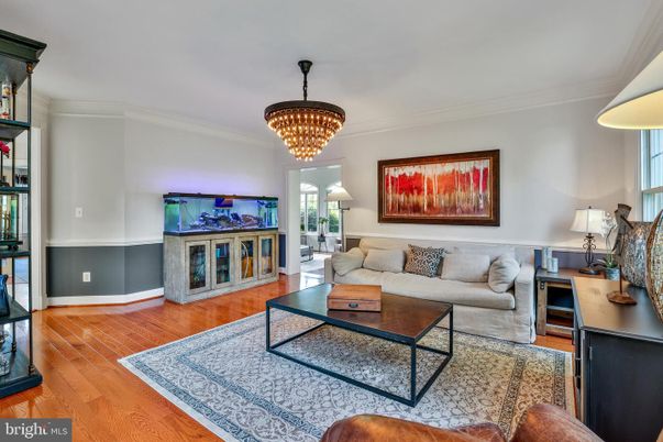 Chandelier, Interior, Living room, Wood Texture Flooring