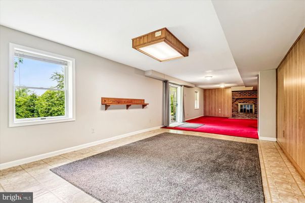Empty room, Fireplace, Interior, Wooden Walls