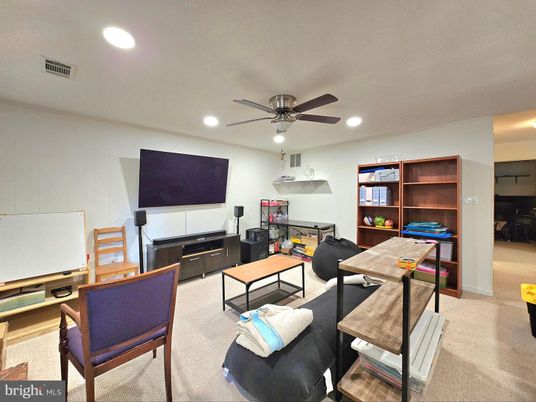 Interior, Living room, Recessed Lighting