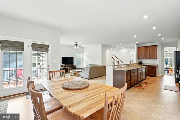Dining room, Interior, Kitchen, Living room, Recessed Lighting, Water