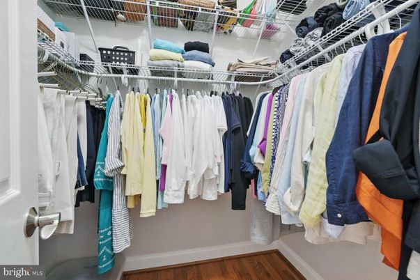 Interior, Walk-in Closets, Wood Texture Flooring