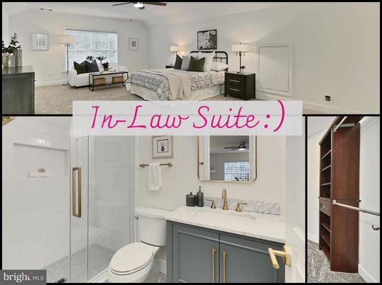 Bathroom, Bedroom, Glass Shower, Interior