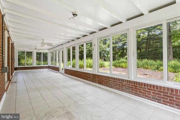 Interior, Stone Walls, Sun Room