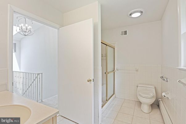 Bathroom, Chandelier, Interior