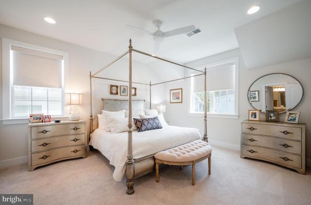 Bedroom, Interior, Recessed Lighting
