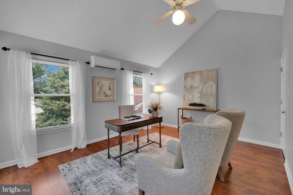 Home Office, Interior, Wood Texture Flooring