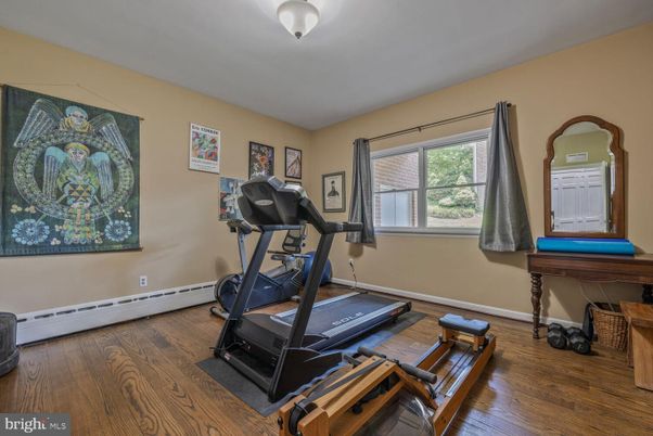 Fitness Equipment, Interior, Wood Texture Flooring