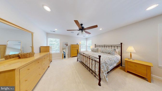 Bedroom, Interior, Recessed Lighting
