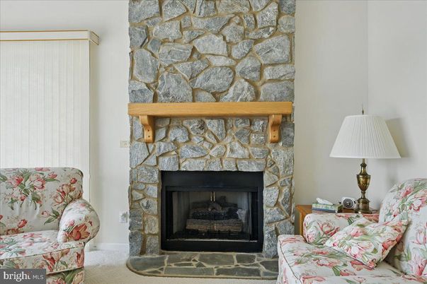 Fireplace, Interior, Stone Walls