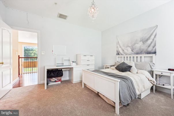 Bedroom, Chandelier, Interior