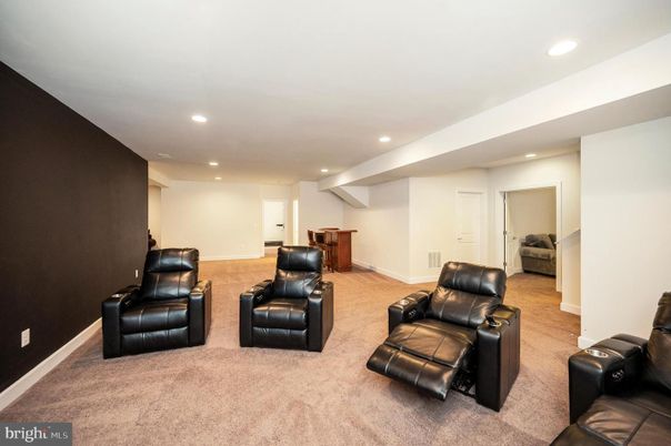 Home Theatre Room, Interior, Recessed Lighting, Theatre Room