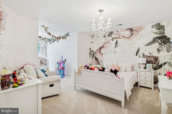 Bedroom, Chandelier, Interior