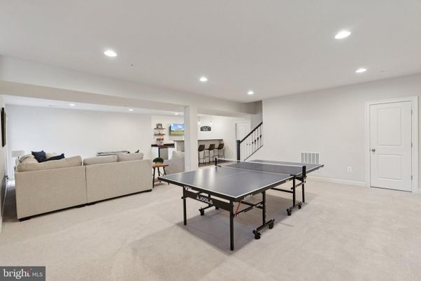 Game Room, Interior, Living room, Recessed Lighting
