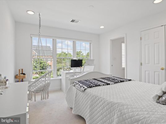 Bedroom, Home Office, Interior, Recessed Lighting