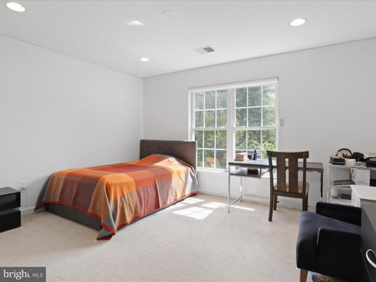Bedroom, Home Office, Interior, Recessed Lighting