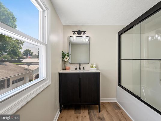 Bathroom, Interior, Wood Texture Flooring