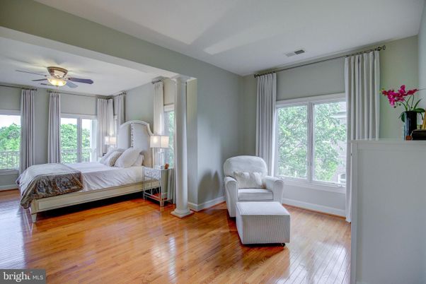 Bedroom, Interior, Wood Texture Flooring
