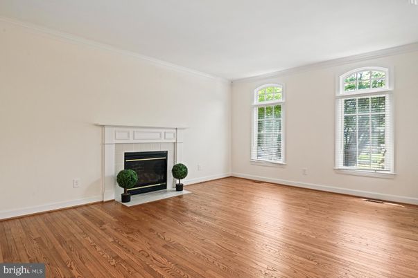 Empty room, Fireplace, Interior, Wood Texture Flooring