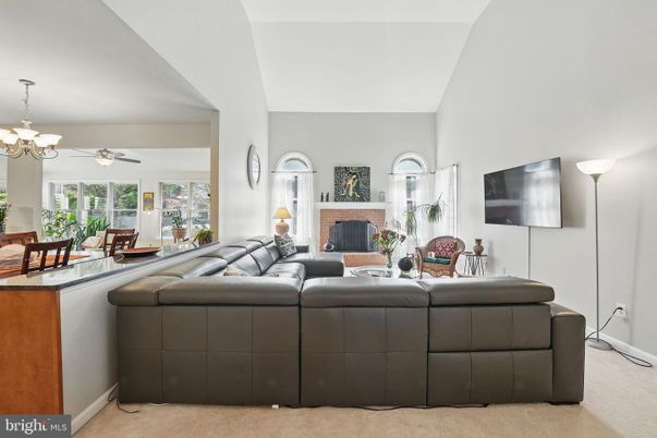 Chandelier, Dining room, Fireplace, Interior, Living room