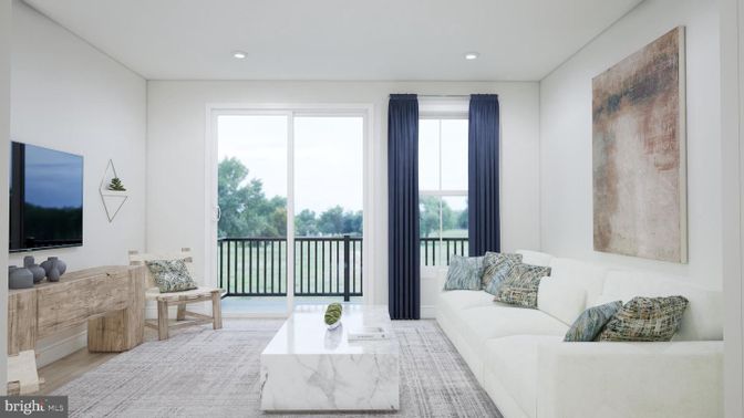 Interior, Living room, Recessed Lighting
