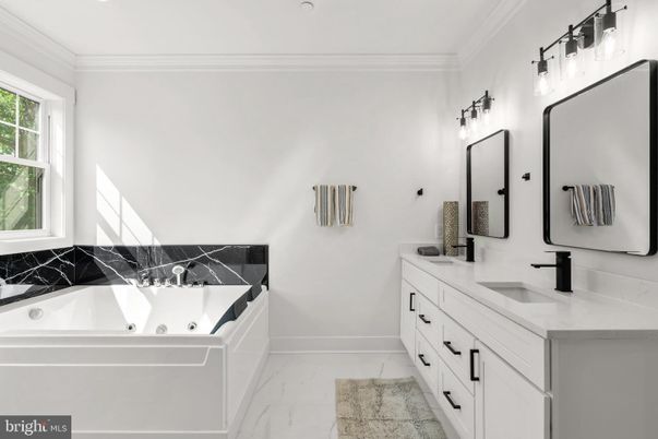 Bathroom, Dual Sink Vanities, Interior, Marble