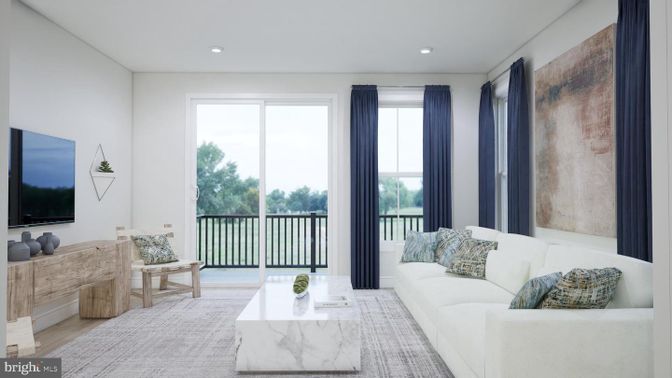Interior, Living room, Recessed Lighting