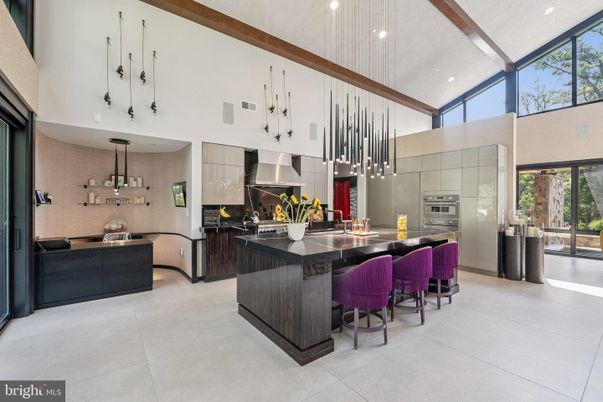 Glass Ceilings, Interior, Kitchen, Pendant Lights, Recessed Lighting, Stainless Steel Appliances