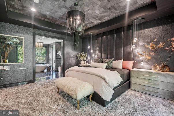 Bedroom, Chandelier, Interior, Pendant Lights, Recessed Lighting