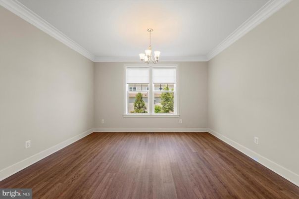 Chandelier, Empty room, Interior, Wood Texture Flooring