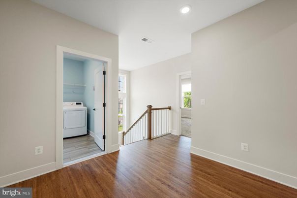 Interior, Recessed Lighting, Utility Closets, Washer, Wood Texture Flooring