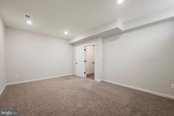 Empty room, Interior, Recessed Lighting