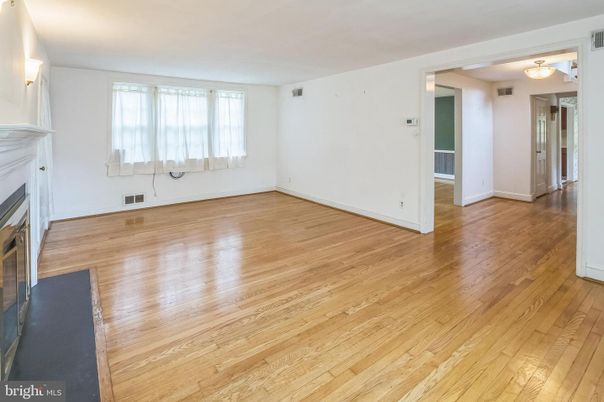 Empty room, Fireplace, Interior, Wood Texture Flooring