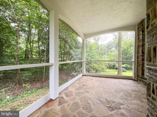 Interior, Stone Walls, Sun Room