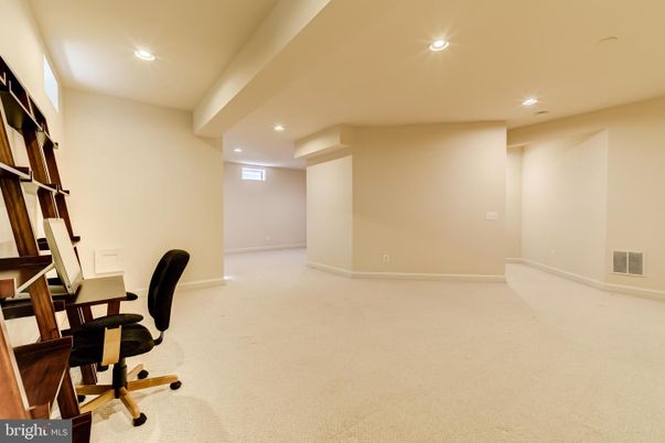 Home Office, Interior, Recessed Lighting