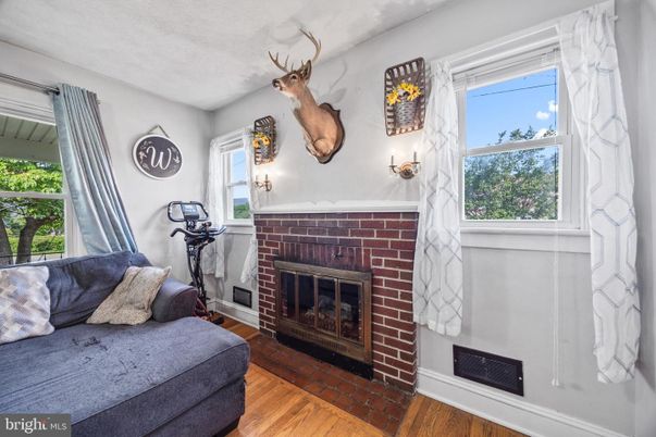 Fireplace, Interior, Wood Texture Flooring