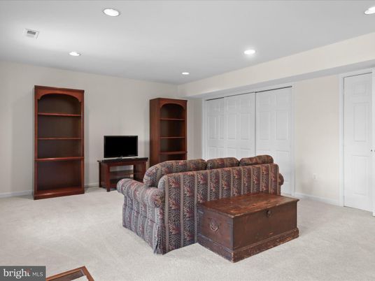 Interior, Living room, Recessed Lighting