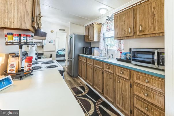 Interior, Kitchen, Wood Texture Flooring
