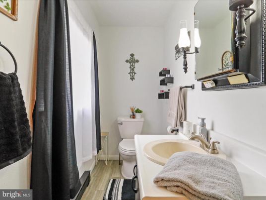 Bathroom, Interior, Wood Texture Flooring