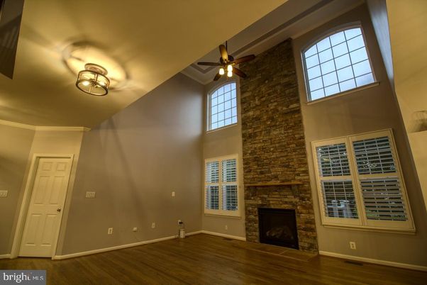 Fireplace, Interior, Stone Walls, Wood Texture Flooring