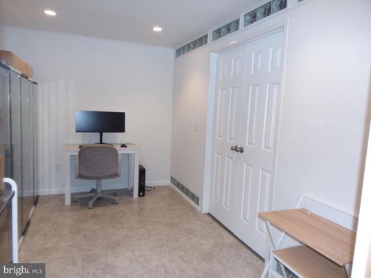 Home Office, Interior, Recessed Lighting