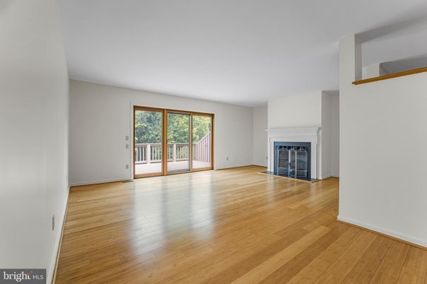 Empty room, Fireplace, Interior, Wood Texture Flooring