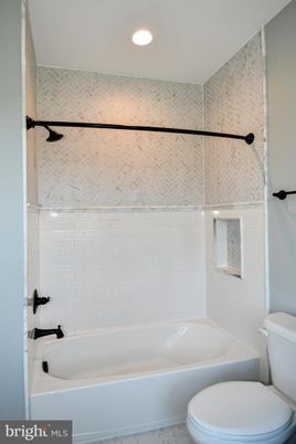 Bathroom, Interior, Marble, Recessed Lighting