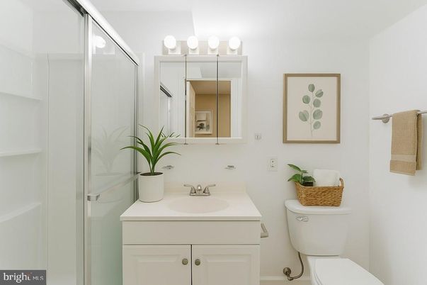 Bathroom, Glass Shower, Interior