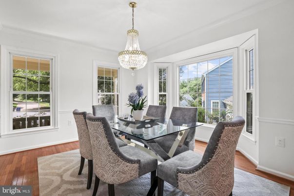 Dining room, Interior, Wood Texture Flooring