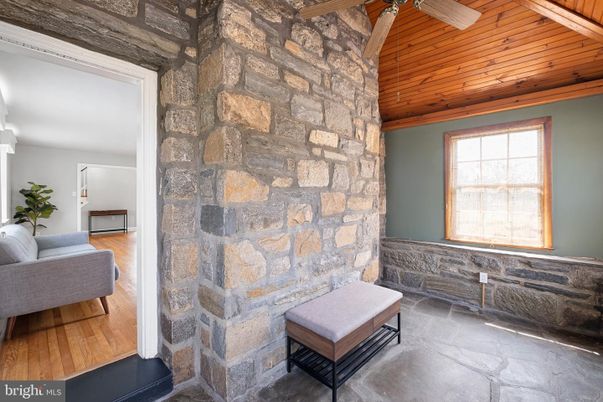 Interior, Stone Walls, Wooden Ceilings, Wood Texture Flooring