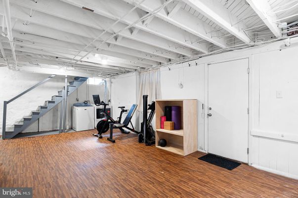 Fitness Equipment, Interior, Wood Texture Flooring