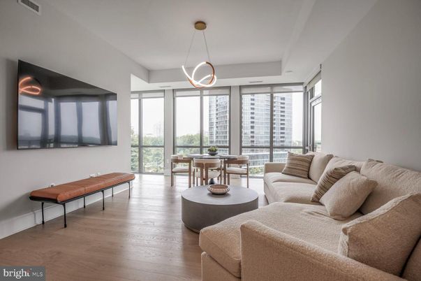 Dining room, Interior, Living room, Pendant Lights, Wood Texture Flooring