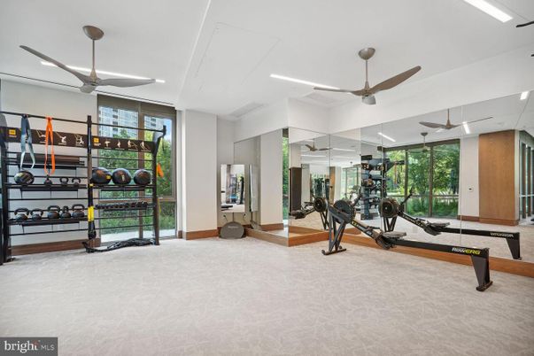 Fitness Equipment, Interior, Recessed Lighting